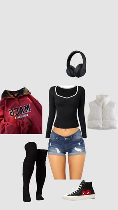 #beauty #outfitinspo #homedecor #y2k #2000fashion Back To School Outfit, School Outfit, Back To School, Beauty, Black