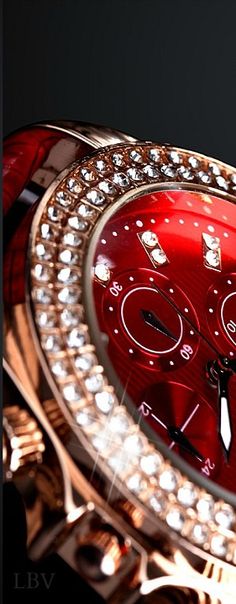 Rolex Red Gold and Diamonds Details Fav Color, Heart Images, Fiery Red, Picture This, Beautiful Watches, High Jewelry, Shades Of Red, Ruby Red, Deep Red