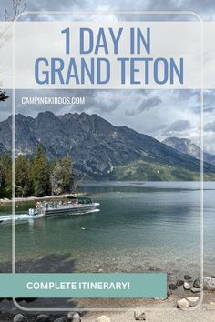 1 day in Grand Teton National Park | what to do in Grand Teton National Park | Grand Teton National Park itinerary | what to see in Grand Teton National Park | 24 hours in Grand Teton National Park | Jackson Hole Wyoming Wyoming Camping, Wyoming Hiking, Fools Paradise, Montana Trip, 2023 Vacation, 1 Day Trip