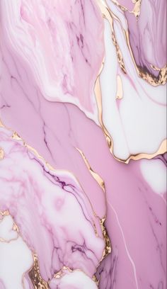 an abstract pink and gold marble background