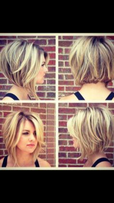 Κούρεμα Bob, Short Hair Cuts For Round Faces, Stacked Bob Hairstyles, Stacked Bob Haircut, Hair Styles 2017, Round Face Haircuts, Short Hair Styles For Round Faces, Hair Medium