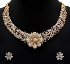 Choker Set Design, Simple Choker, Diamond Jewelry Set, Diamond Necklace Designs, Diamond Necklace Set, Diamond Jewelry Necklace, Diamond Jewelry Designs, India Jewelry