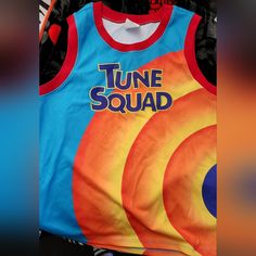 This Is A New, Never Worn Space Jam Basketball Style Shirt, Adult Medium, Tis The Season Basketball Shirt, White Collar Dress, Cut Off Shirt, Basketball Style, Tune Squad, Spirit Shirts, Muscle T Shirts, Basketball Shirts, Polo Shirt White