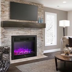 This supplementary fireplace comes with 2 heating settings-low temperature of 750 W and a high temperature of 1500 W. the realistic flames cater to your preference with 5 brightness options. An automatic thermostat and timer avoid you from getting up from an already cozy place. Equipped with a remote and LED display, your convenience is always important to us. The addition of remote control with the panel gives the comfort of operating and changing the settings of the heater from the couch or be Freestanding Electric Fireplace, Standing Fireplace, Fireplace Set, Electric Fireplaces, Fireplace Heater, Wall Mount Electric Fireplace, Cozy Place, Electric Fireplace, Military Discounts