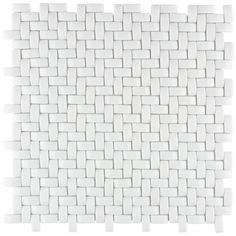 Offering a mosaic look, our Expressions Weave White Glass Floor and Wall Tile features a smooth, mixed finish, making it a great choice for your space. With its impervious, frost-resistant features, this white squaremosaic is an ideal selection for both indoor and outdoor commercial and residential installations, including kitchens, bathrooms, backsplashes, showers, hallways, entryways, patios and fireplace facades. This tile is a perfect choice on its own or paired with other products in the Ex Affinity Tile, Fireplace Facade, White Basket, Bath Tiles, Herringbone Tile, Merola Tile, Glass Floor, Mosaic Flooring, Natural Stone Tile