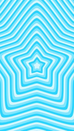 an abstract blue and white background with wavy lines in the shape of a square star