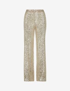 Upgrade your closet with Commando's Sequin Mesh Wide Leg Pant. This pant showcases a wide-leg design and a comfortable, relaxed fit. Perfect for beachside strolls and evening soirées, these pants are a versatile and chic addition to your closet.      Product Description     Body (95% polyamide, 5% elastane) Facing (52% nylon, 48% elastane)   Fit-tested by real women  Sheer coverage  Relaxed fit   Wide leg   Item SEQ601 Summer Formal Luxury Bottoms, Luxury Summer Formal Bottoms, Luxury Formal Summer Bottoms, Luxury Wide-leg Evening Bottoms, Luxury Wide-leg Pants For Evening, Luxury Long Summer Pants, Sequined Bottoms For Summer Evening Events, Sequined Bottoms For Summer Evenings, Summer Evening Bottoms With Sequins