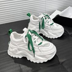 Lasaky - High-Quality Platform Sports Shoes with Elevated Heel and Mesh Upper Design White Athletic Shoes, Plateau Sneaker, Dr Shoes, Dad Shoes, Super High Heels, Girly Shoes, Shoe Covers, Thick Heels, Spring Shoes