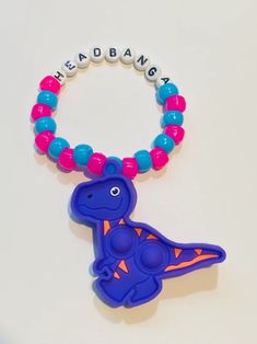 Headbanger Kandi Bracelet Dinosaur Pop It Toy - Etsy Bass Canyon, Pop It Toy, Kandi Ideas, Kandi Bracelets, Fidget Toy, Pop It, Fidget Toys, Music Festival, Bass