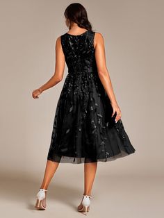 This Dress is fashionable for every occasion. the dress is made-to-order by professional tailors. You can choose from 50 colors, Regular sizes 2 to 16 and plus sizes 14w to 26W. Custom size is also available. Elegant Sleeveless Sequin Dress For Evening, Elegant Evening Sleeveless Sequin Dress, Elegant Sleeveless Sequin Prom Dress, Elegant Sleeveless Sequin Dress For Prom, Elegant A-line Sequin Dress For Prom, Elegant A-line Sequin Prom Dress, Elegant Sleeveless Sequin Dress With Contrast Sequin, Elegant Midi Evening Dress With Contrast Sequin, Tea-length Mother Of The Bride Dress For Party