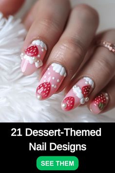 Prepare to be inspired by these tasty, dessert-themed nail art ideas that are as fun to wear as they are to look at.