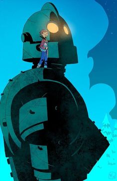 Iron Giant Wallpaper Iphone, Iron Giant Aesthetic, The Iron Giant Fanart, Iron Giant Wallpaper, Iron Giant Art, Movie Bloopers, Film Posters Art