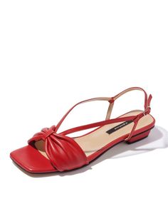 Editor's NotesPair these easy sandals with your summery outfits for a lovely look- Adjustable side buckle- Ribbon detail- Soft leatherMeasurement (inch)- Size: KR225mm(US5.5) - KR250mm(US8)- Heel height: 0.8 in- Fits true to sizeComposition & Care- Sheep Leather, Synthetic Sole - Avoid water and wipe with dry cloth if wet- Avoid direct sunlightDesigner- by d good real Flat Heel T-strap Sandals With Buckle Closure For Beach, Synthetic T-strap Sandals With Buckle Closure, Summery Outfits, Sheep Leather, Sheep, Heel Height, Buckle, Ribbon, Sandals