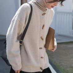 This is perfect for those who are looking for a clothing for a good price. It is fashionable, stylish, and it will look great on anyone who wears it. Do you wanahavit? Winter Long Sleeve Sweater With Button Closure, Winter Button-up Cardigan With Buttons, Winter Long Sleeve Single Breasted Cardigan, Beige Long Sleeve Cardigan With Button Closure, Long Sleeve Beige Cardigan With Button Closure, Long Sleeve Sweater With Buttons For Winter, Knit Winter Sweater With Button Cuffs, Casual Single Breasted Cardigan For Layering, Knit Sweater With Button Cuffs For Winter