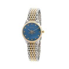 Women's Gucci Quartz Treasure Gold & Blue Dial Watch - Band New With Tags! - Limited Quanity -100% Authentic - Full Retail Package With All Accesories About The Watch: Features: Hour, Minute Dial Color: Blue Case Size: 29 Mm Water Resistance: 50 Meters / 165 Feet Bezel: Fixed Case Diameter: 29 Mm Gucci Diamond Watch With Metal Dial For Formal Occasions, Gucci Formal Diamond Watch With Subdials, Gucci White Gold Elegant Diamond Watch, Elegant Gucci Diamond Watch In White Gold, Elegant Gucci White Gold Diamond Watch, Gucci Classic Diamond Watch With Diamond Hour Markers, Gucci Silver Diamond Watch, Gucci Silver Diamond Watch For Formal Occasions, Timeless Silver Gucci Diamond Watch