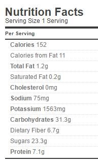 the nutrition label shows how much calories are in each portion of the food,