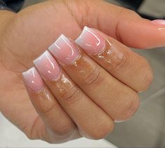 Overlay Nails, French Tip Acrylic Nails, Classy Acrylic Nails