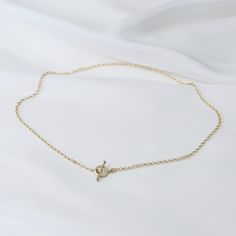 "14K Gold Toggle and Rolo chain necklace *The chain, toggle clasp and all components are 14K yellow gold (If you order a 16\" necklace, it will be a toggle clasp plus chain will be 16\".) The toggle clasp is about 12mm. 2.3mm Rolo chain Please read our policies before you place your order. https://www.etsy.com/shop/SashJewelry/policy?ref=shopinfo_policies_leftnav To see other Mother daughter necklace set click here: https://www.etsy.com/shop/SashJewelry?section_id=12441134&ref=shopsection_le Gold Link Toggle Necklace With Delicate Chain, Gold Minimalist Chain Link Toggle Necklace, Gold Minimalist Toggle Chain Link Necklace, Gold Chain Link Toggle Necklace In Minimalist Style, Dainty Gold Toggle Necklace With Lobster Clasp, Minimalist Gold Chain Link Toggle Necklace, Minimalist Gold Toggle Chain Link Necklace, Dainty Gold Toggle Necklace With Delicate Chain, Classic Toggle Necklace With Cable Chain