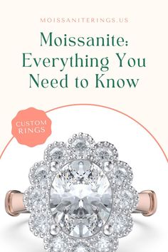 Moissanite: Everything You Need to Know | Custom Engagement Rings Custom Engagement Rings, Wedding Proposals, Traditional Diamond, Moissanite Ring, Custom Engagement Ring, Moissanite Rings, Custom Rings, Need To Know, Wedding Inspiration