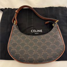 Excellent Condition! Authentic Purchased Celine South Cost Plaza In Oc Size: 10x 7x 4 Inches / Full Size / No Damage At All Come With Tag, Dusty Bag, Celine Shopping Bag Celine Shopping Bag, Celine Ava Triomphe, Ava Triomphe Bag, Celine Ava Bag, Celine Ava, Triomphe Bag, Celine Shoulder Bag, Celine Bags, Calf Skin