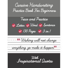 cursive practice sheets printable Letter Practice Sheets, Calligraphy Worksheets, Handwriting Cursive, Trace Letters, Learning Cursive, Book For Beginners, Cursive Handwriting Practice, Short Sentences