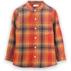 Shop Tops, Orange Plaid, Long Sleeve Flannel, Boy Accessories, Comfortable Tops, Buy Buy Baby, Boys Long Sleeve, Cute Shorts, Check Shirt