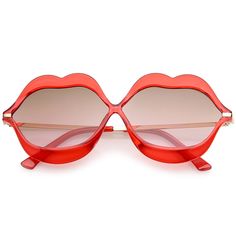 Description Measurements Shipping Perfect for parties and photo booths, these bold transparent sunglasses feature a lip shaped frame with an oversized silhouette and colored gradient lenses. Accented with slim metal temples for added luxe, these fun sunglasses will surely get a party started. A great addition to our novelty collection, they are the perfect combination of flirty and sweet. Made with a plastic based frame, metal hinges, and polycarbonate UV400 lenses. Lens Width: 63mm Nose Bridge: Beach House Accessories, Fun Sunglasses, Novelty Sunglasses, Transparent Sunglasses, Lip Shapes, Iphone Style, Photo Booths, Hot Lips, Cool Sunglasses