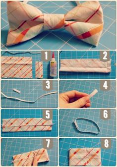 how to make a bow tie with fabric