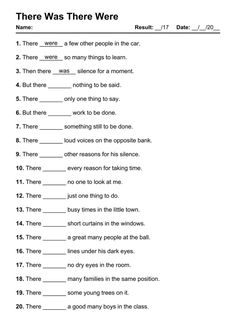 there was there were worksheet for grade 1 students to practice their english speaking skills