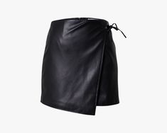 Genuine short leather skirt with string for a bold statement. Perfect for various occasions, this leather skirt offers comfort and style, making it a versatile addition to your wardrobe. - Free shipping on all our skirts - Material: Genuine cowhide leather - Color: Black, Brown - Kindly provide your body size: - Waist” - Hips” - Skirt Length” - It takes approximately seven business days to complete each leather skirt. - The skirt you receive will be similar to the picture, not the exact one, as Side Tie Skirt, Short Leather Skirt, Metallic Cowhide Rug, Short Leather Skirts, Brindle Cowhide, Mens Leather Pants, Leather Waist Bag, Leather Toiletry Bag, Real Leather Bags