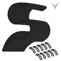 the front and rear fenders of a car with four black springs on each side