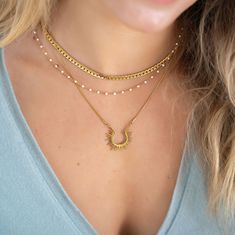 You will not believe this is not solid gold! Salty Cali stainless steel, waterproof collection offers amazing quality at a very affordable price point. This beautiful, trendy yet timeless choker is going to be a staple in your wardrobe for a very long time, no tarnish even at the beach! Product Details Water friendly, gold plated stainless steel Length: 16" + 1" clasp" Chain Width: 4/18" Stainless Steel Plate, Gold Choker Necklace, Gold Choker, Solid Gold, Choker Necklace, Gold Plate, Plating, Chain, Gold