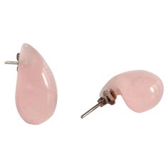 Rose quartz drop earrings For Sale at 1stDibs Rose Quartz Stone, Raw Beauty, Quartz Stone, Rose Quartz, Drop Earrings, Stone, For Sale, Beauty