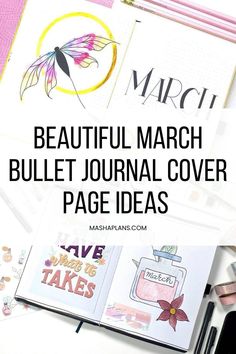 March Bullet Journal Cover, Bullet Journal Cover Page Ideas, Journal Cover Page Ideas, Create A Journal, Cozy Window, Cover Page Ideas, Journal Cover Page, March Bullet Journal, Start Of Spring