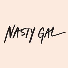 Nasty Gal Edgy Fonts, Prom Dresses Online, Company Profile, Typography Logo, 로고 디자인, Branding Inspiration, Identity Design, The Chic, Logo Inspiration