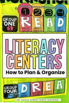 the front cover of an activity book for kids to learn how to plan and organize