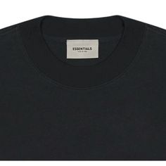 Fear Of God Essentials Boxy Long Sleeve T-Shirt Applique Logo Dark Slate/Stretch Limo/Black Fear Of God Essentials 3d Silicon Applique Boxy Long Sleeve T Shirt Dark Slate Comes In A Color Scheme Of Dark Slate, Stretch Limo And Black. Ready To Ship Asap Black Relaxed Fit Essential T-shirt, Essential Black Everyday Top, Essential Everyday Black Top, Essential Black Short Sleeve Tops, Black Short Sleeve Essential Top, Limo Black, Motocross Shirts, Letter Hoodie, Mens Thermals