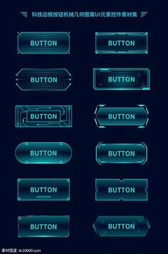 some buttons are shown in the dark blue background