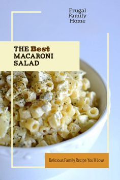 the best macaroni salad delicious family recipe you'll love