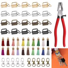 various types of scissors and other tools are shown in this collapsible image