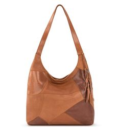 Huntley Hobo | Leather Bucket Handbags | The Sak Bucket Handbags, Leather Bucket, Leather Hobo Bag, The Sak, Leather Hobo, Leather Working, Hobo Bag, You Bag, Zip Pockets