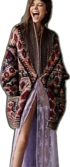 Home On The Range, Oversized Cardigan, Free People Sweater, Free People Sweaters, Contrast Trim, Brown Orange, So Cool, Cardigans, Free People