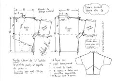 an image of a sewing pattern for a shirt