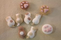 Cute Marshmallows, 귀여운 음식 그림, Cute Baking, Tanah Liat, Cute Polymer Clay, Japanese Sweets, Cute Clay, Clay Art Projects