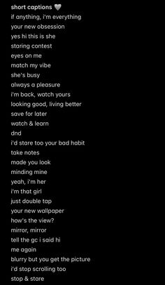 the poem is written in black and white on a black background with words above it