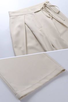 Reinvent your wardrobe with these of-the-moment High-waisted Loose Straight Wide-leg Trousers. Crafted from lightweight fabric, they provide a flattering fit with a comfortable wide-leg silhouette. These trousers are sure to be your new go-to for a modern look with a touch of sophistication! Discover streamlined sophistication with these Simulated Silk Satin Draped Ice Silk Wide-Leg Trousers. Crafted from premium ice silk fabric, they provide a smooth, lightweight fit with a striking draped silh Floral White, Wide Leg Trousers, Silk Satin, Silk Fabric, Lightweight Fabric, Autumn Fashion, Wide Leg, Trousers, High Waisted