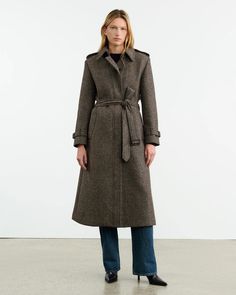 ISABELLE TRENCH COAT – Nili Lotan Office Wool Coat With Notch Lapel And Belted Cuffs, Classic Double-breasted Wool Coat With Belted Cuffs, Classic Wool Coat With Belted Cuffs For Office, Belted Wool Pea Coat, Belted Long Wool Pea Coat, Wool Belted Long Pea Coat, Classic Office Pea Coat With Belted Cuffs, Belted Wool Coat With Notch Lapel, Classic Wool Coat With Notch Lapel And Belted Cuffs