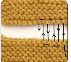 the crochet stitch is being used to make an afghan pattern with two rows of stitches