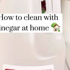 how to clean with vinegar at home