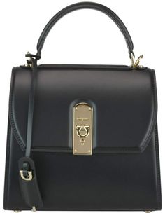 Salvatore Ferragamo Boxyz Bag Leather Handbags Women, Handbags Women, Hand Bags, Salvatore Ferragamo, Calf Leather, Leather Handbags, Calf Skin, Kitchen Dining, Top Handle Bag